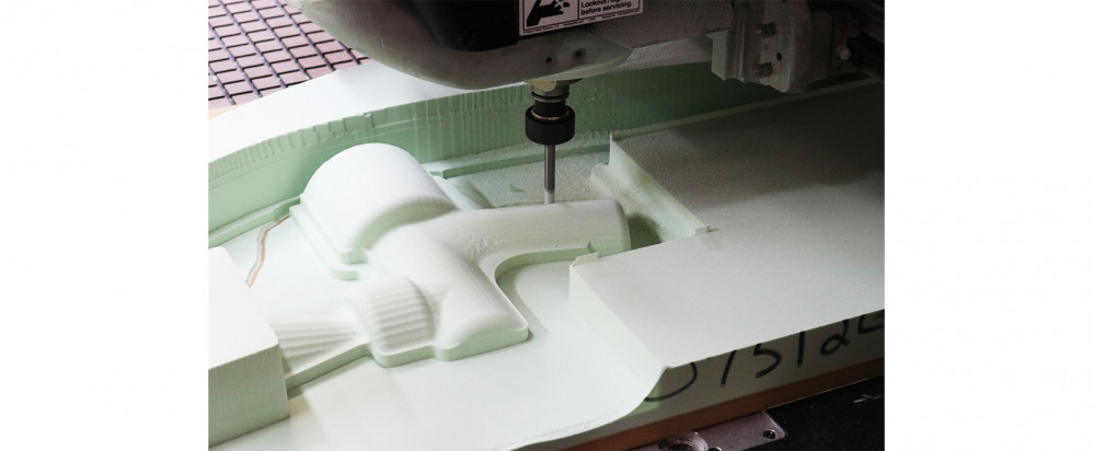 Foam-machining
